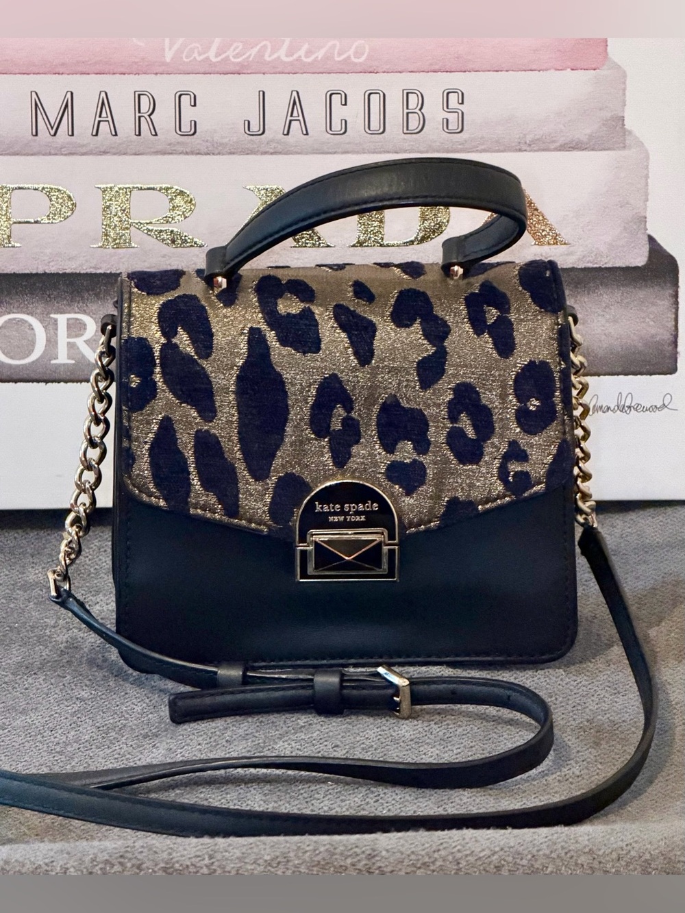 Kate Spade New York Neve Ocelot Mini Top Handle Satchel - Picture 3 of 11